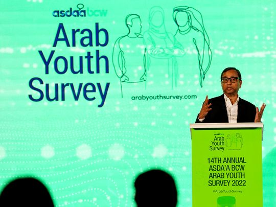arab youth survey 2022 reveal event in dubai new