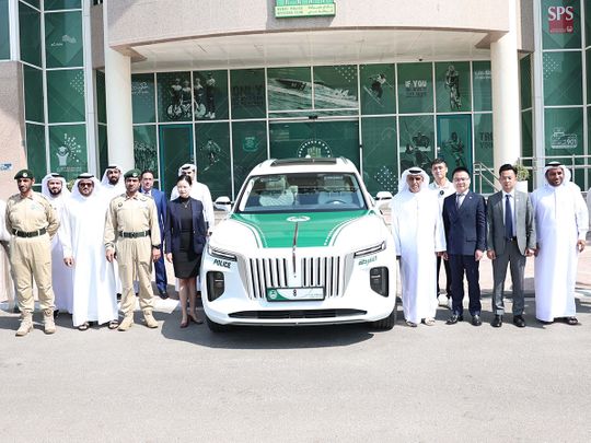 first-electric-SUV-joins-Dubai-Police-luxury-patrol-fleet-1664619569085