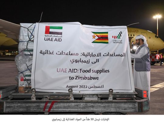 WAM UAE sends 50 tonnes Zimbabwe-1661268426005