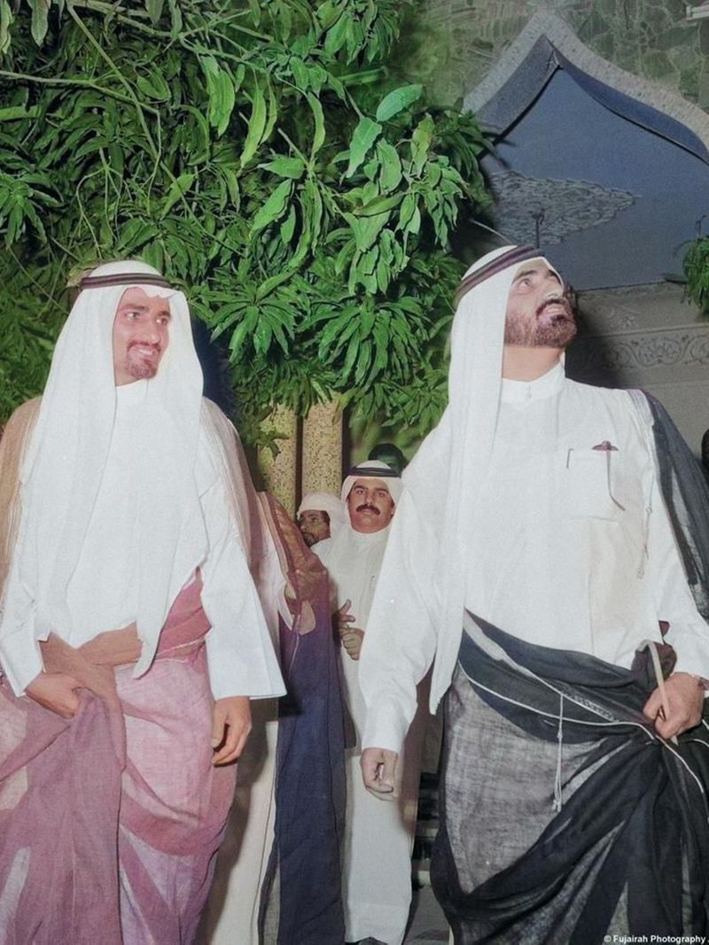 sheikh hamad with sheikh mohammed bin rashid