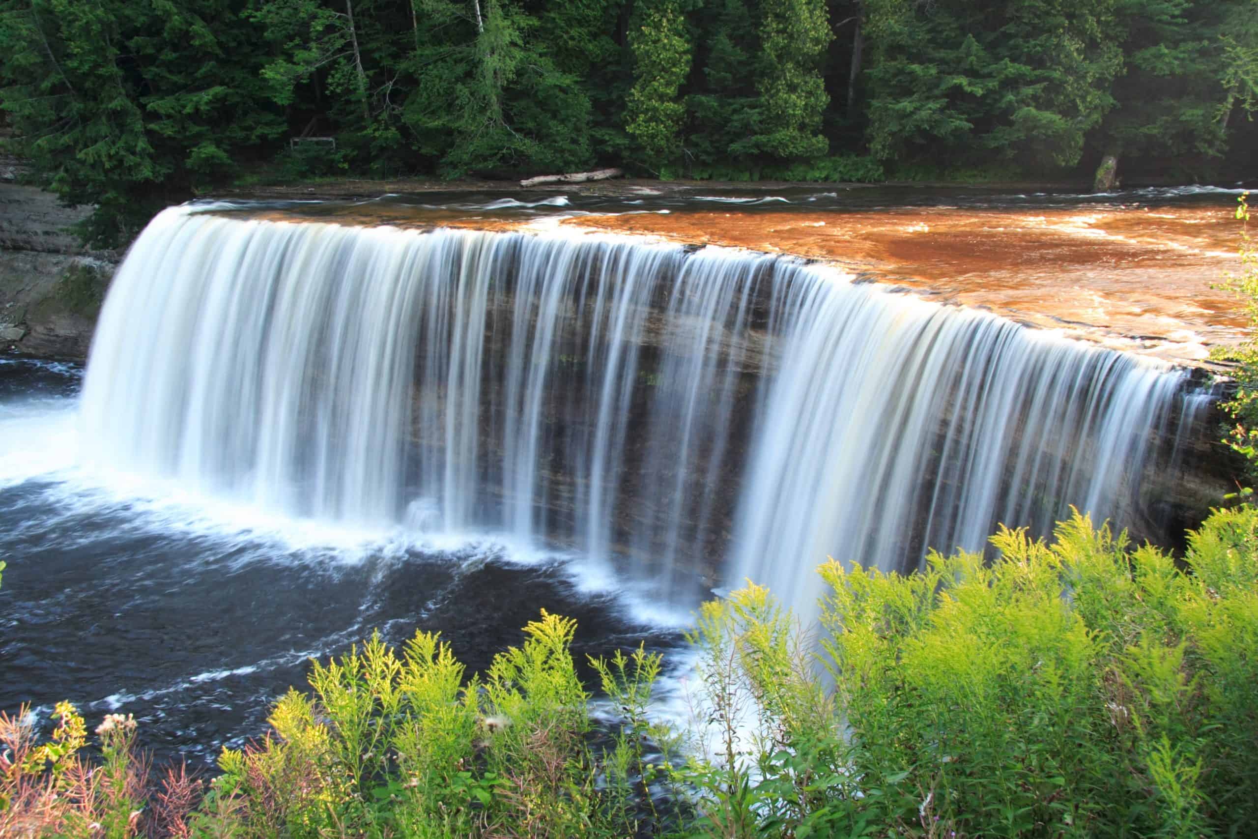 Taquemonon Falls State Park for Camping in Michigan